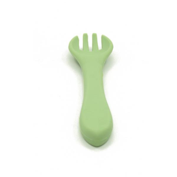 Soft FSC Certified Baby Silicone Fork BPA Lead Phthalate Free
