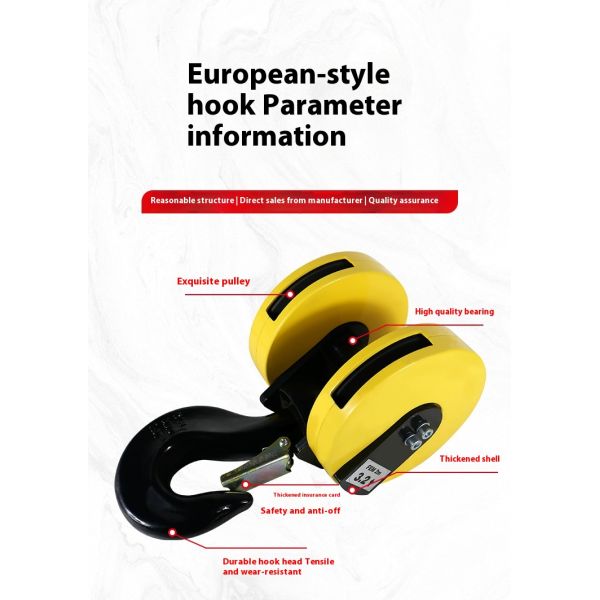 25T Lifting Capacity Durable Crane Hook with Safety Latch for Crane Lifting Applications