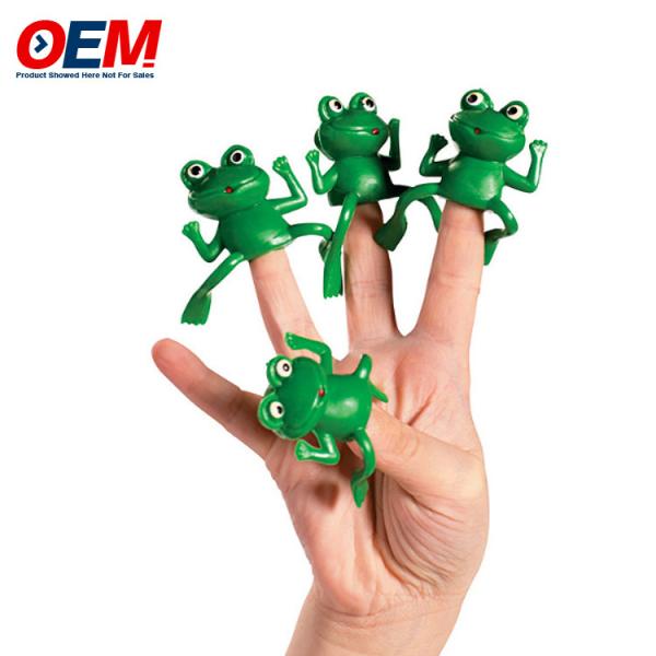 Brinquedos de dedos de macaco de animais de plástico personalizados Brinquedos de PVC feitos de silicone Brinquedo infantil