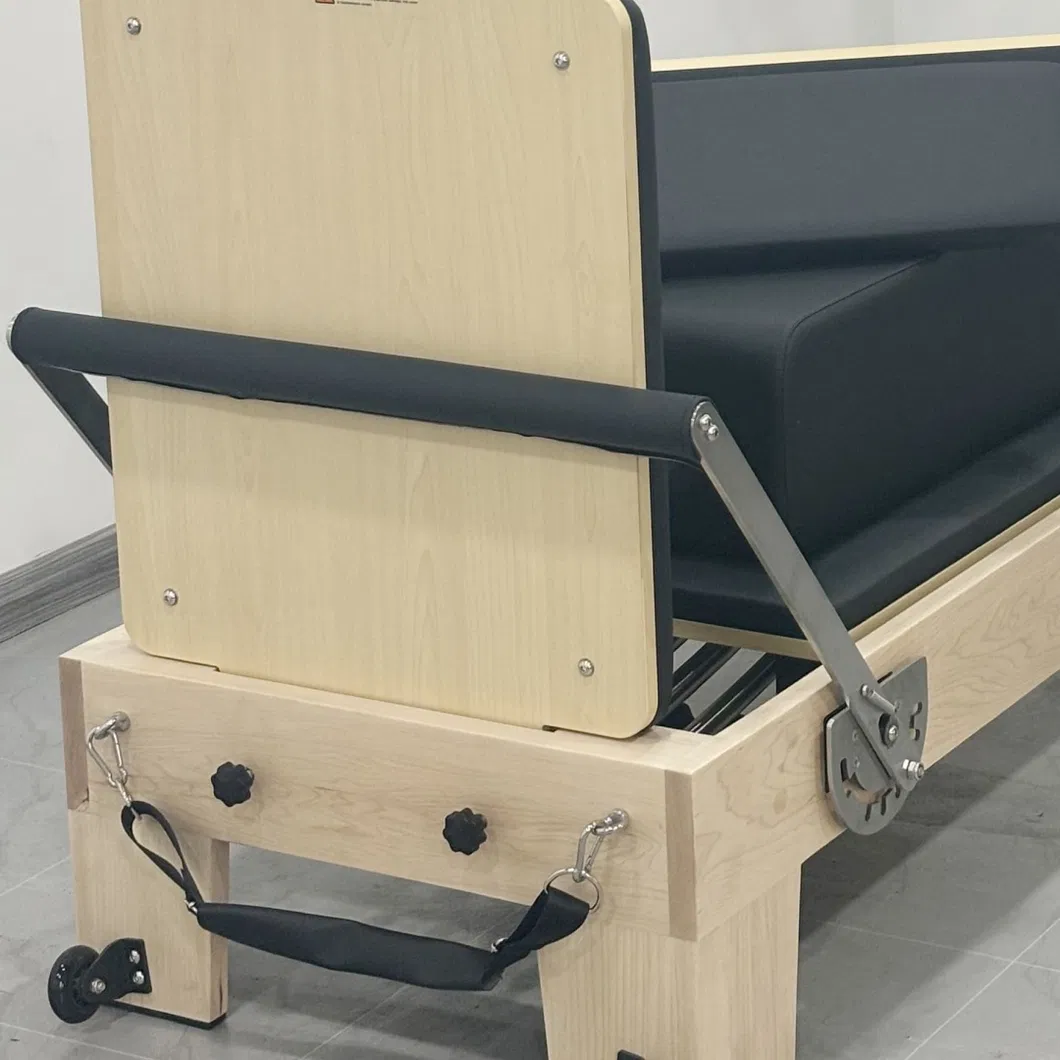 Maple Wood Compact Pilates Equipment Exercise Bench Multifunctional