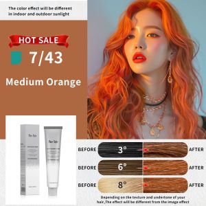 Natural Hair Dye Cream Permanent 100% Gray Coverage for Professional Salon OEM Hair Color Manufacturer