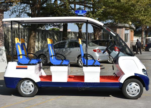 Plastic Bus Seat Battery Operated 4kW Electric Bus With Alarm Lamp For City Walking Street