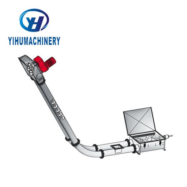 Industrial Tube Conveyor For Mine , Conveying Pipe Conveyor 0.4KW
