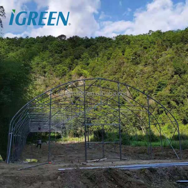1m Zinc Coating 275gsm Wrought Iron Greenhouse For Duck Or Chicken