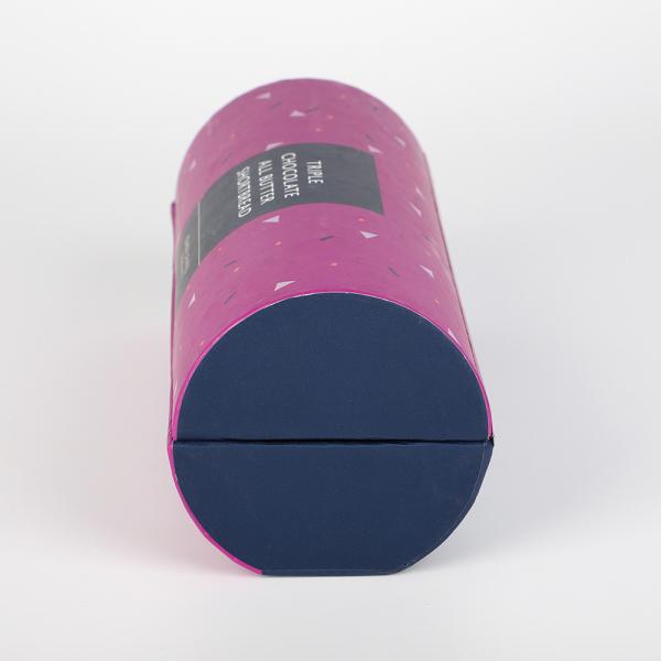Luxury Food Cardboard Tube Box 165mm*70mm CMYK For Cookies