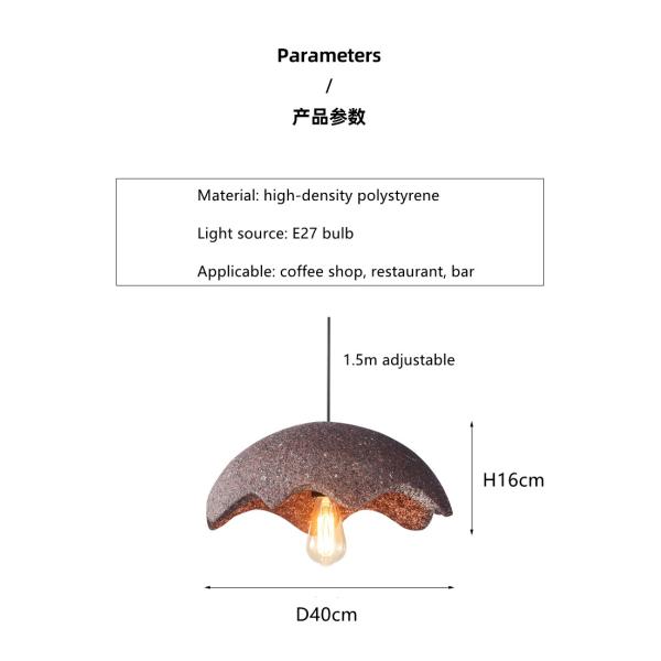 Nordic Restaurant Wabi Sabi LED Chandeliers Designer Home Decoration Pendant Lights（WH-VP-177)
