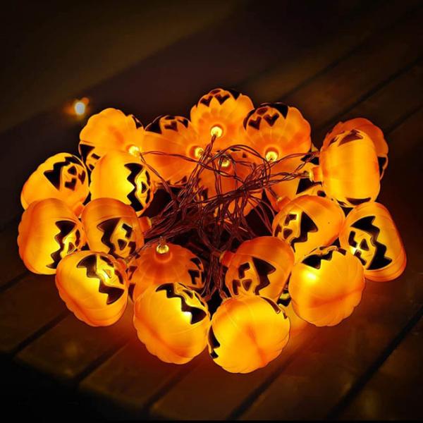 Крытые на открытом воздухе света строки тыквы СИД орнаментов рождества хеллоуина