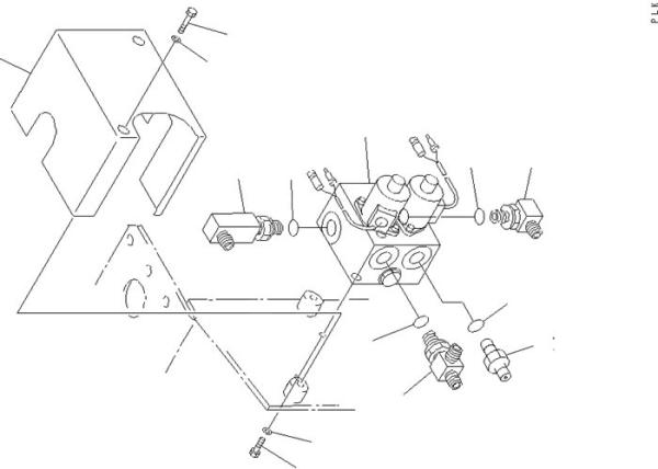 máquina escavadora PC128UU PC75UU de KOMATSU da válvula de solenoide de 21W-60-22190 20T-60-72230