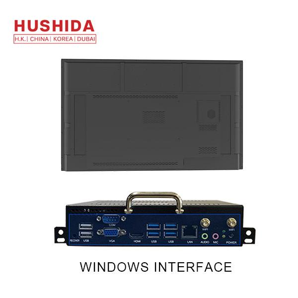 Dual System Internet Touch Screen Interactive Whiteboard Android All In One Pc