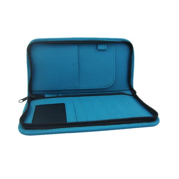 Polyester Oxford Material Travel Passport Holder For Tickets / Cards