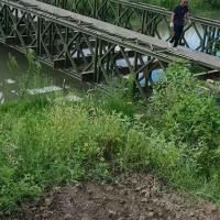Puente de estructura de acero de alta resistencia pintado OEM galvanizado por inmersión en caliente