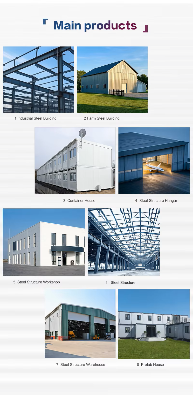 Commercial Prefabricated Steel Building Durable Easy Install For Broiler Chickens Farms