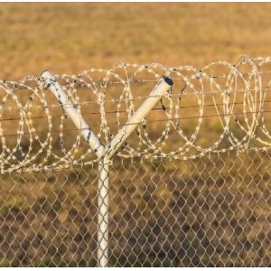 Razor Wire Razor Barbed Wire Galvanized Steel 18