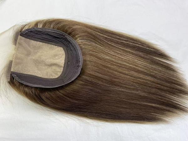 Ready to Ship Large Base 7x8 8x9 9''*9'' 9x10 Jewish Silk Base Topper Top Virgin Human Hair for Women 14-18inches Length