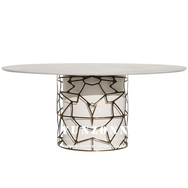 Wholesale Luxury Living Room Furniture Interior Night Club Exterior Turkey Design Black Stainless Steel Table for Wedding