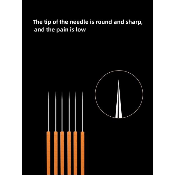 Massage Tools 100 PCS Less Pain Colorful Plastic Handle Acupotomy Needles Small knife Needle for Customized Logo Availabled