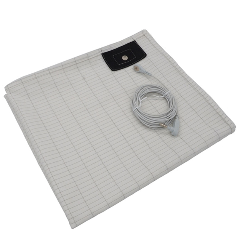 Silver Fiber Bed Sheets with Anti-Microbial Health & Grounding Cord Safety Product Category