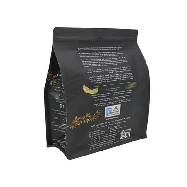 Customized 8 Sides Sealing Nuts Coffee Packaging Pouch For Dog Cat Food