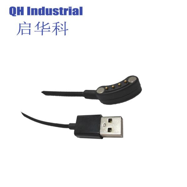 Wholesale factory OEM Smart Watch Magnetic Charger Cord 4 Pin USB Fast Charging Cable Fits for smart wearable