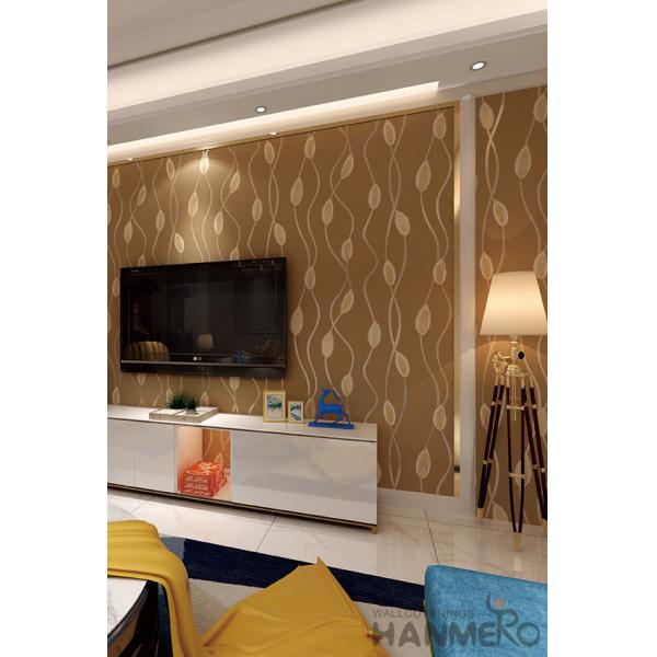 Suede Modern Vines Leaves Design Wallpaper 0.53*10M Nature Sense Kids Bedroom Decor