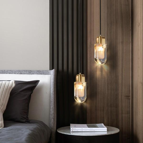 Indoor Home Decor Hanging Light Kitchen Modern Crystal Pendant Light