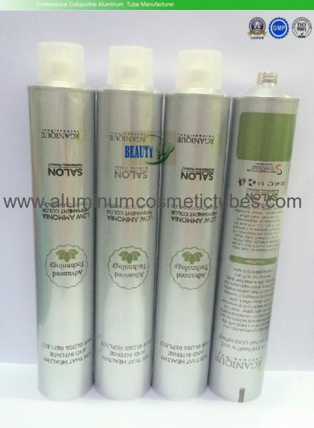 Shampoo Collapsible Tubular Containers , 45ml 65ml 75ml  Aluminum Tube Cosmetic Packaging