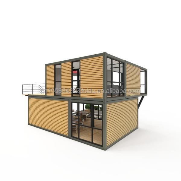 Galvanized Steel Square Tubes Structure Shipping Container Bar with Window Aluminum Alloy Windows