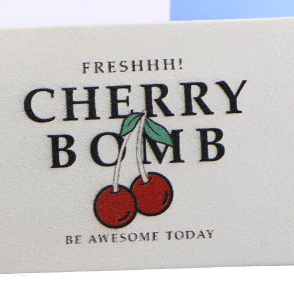 Printing White Leather Patch For Jeans Hat Clothes 6.5cm×4.5cm Size OEM