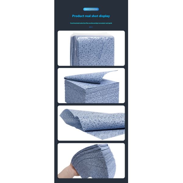 Eco-Friendly Thermal Use 30g Weight Industrial Cleaning Wipes for Kitchen Absorbent Wipes