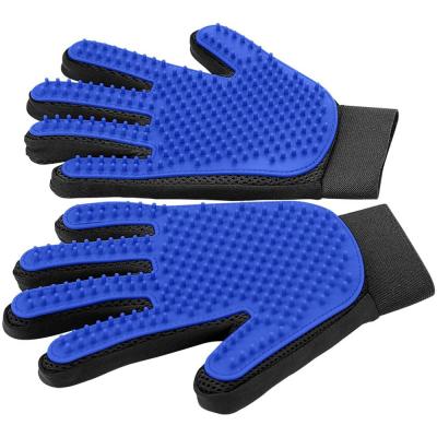 Small Middle Large Pet Hair Remover Mitt Deshedding Dog Grooming Gloves For Bathing