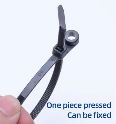 Customized Plastic Wire Ties Plastic Tie Straps Self Locking Oil Resistant