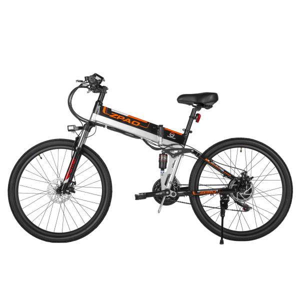 48V 26 Inch Mountain Style Italian Electric Bike For Male and Female Front Rear Disc Brake