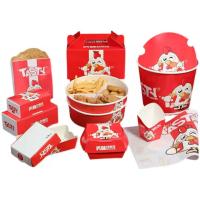 Folders Custom Recyclable Burger Box Acceptable Customer's Logo Eco-Friendly Fast Food Takeaway Packaging