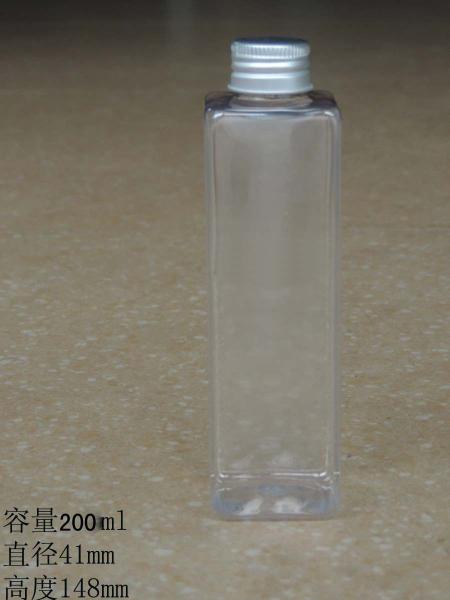 200ML Cube Cosmetic PET/HDPE Bottles With the scale Supplier Lotion bottle, Srew cap