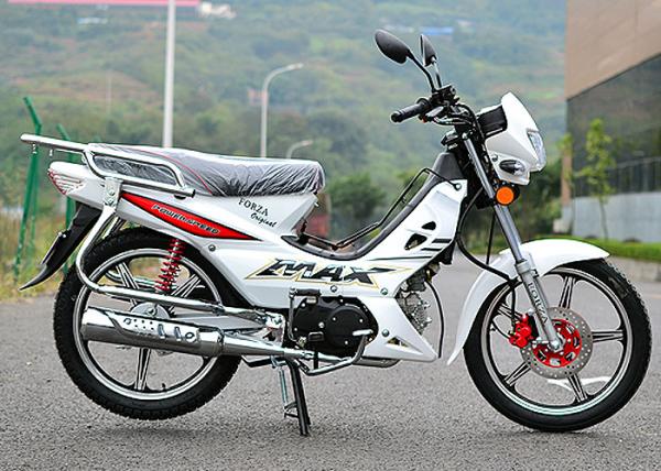 Energy Saving Tunisia Motorcycle Forza Max 110CC White Color Long Service Life