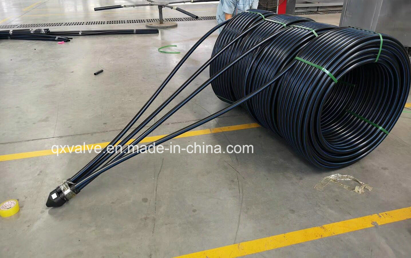 16 мм до 1200 мм HDPE трубные роллы 4 дюйма водоснабжения QX стандарт как DIN