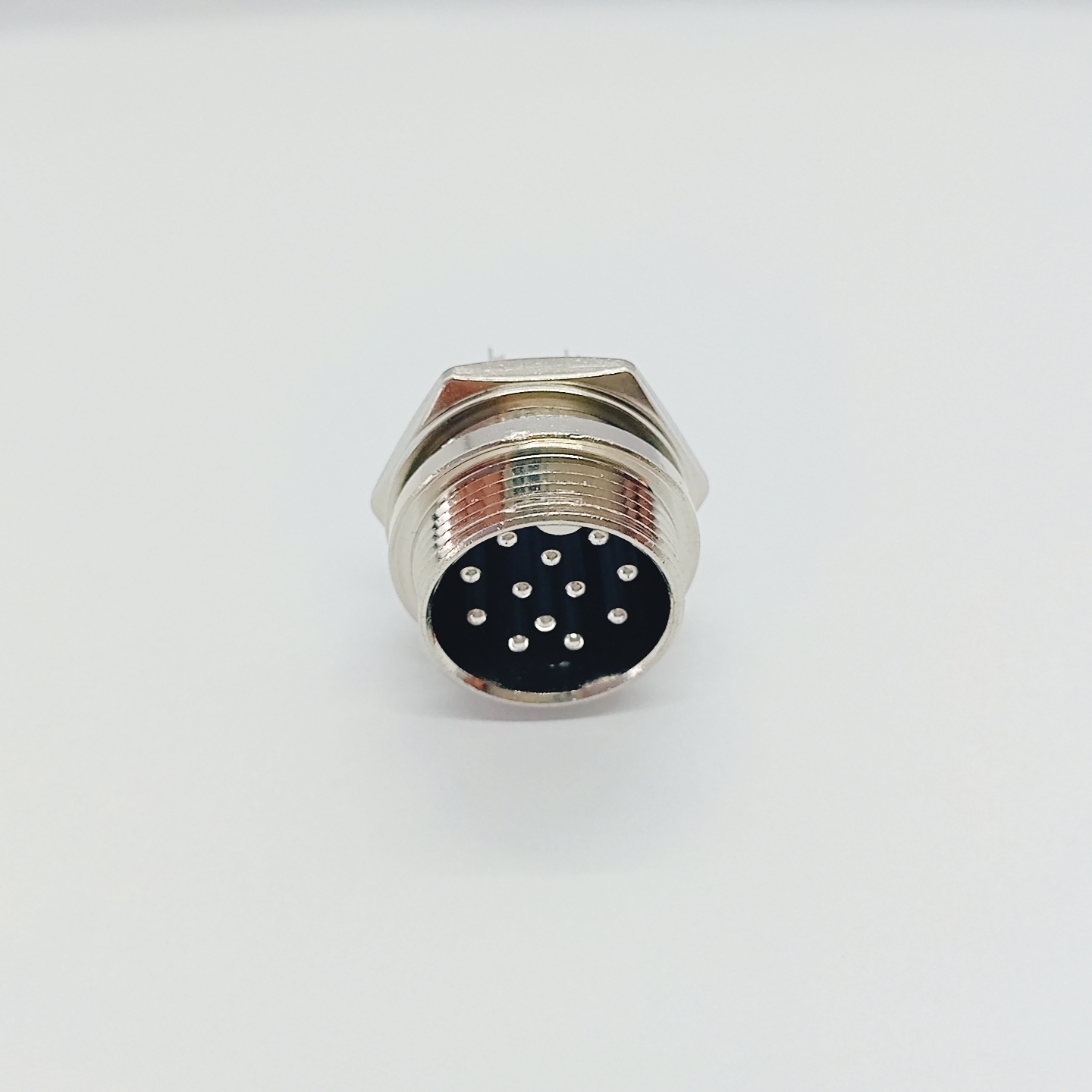 GX20 Series Circular Connector 12 Pin Male Plug PCB Connector GX20-12P Zinc Alloy Shell Connector