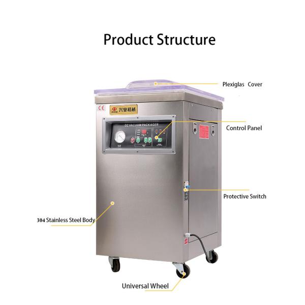 20 L/S Коммерческая вакуумная упаковочная машина для сырного мяса хлеба Модель DZ-400