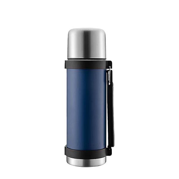 304 Stainless Steel Wide Mouth Vacuum Flask for Sports Gym and Travel 1200ml Capacity