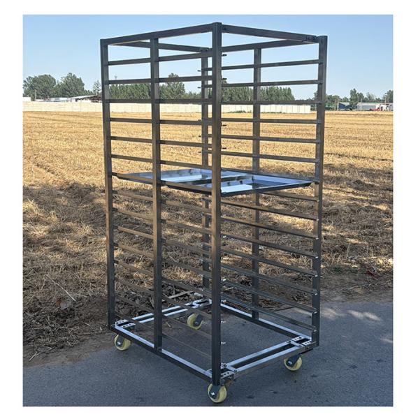 304 Stainless Steel Aluminum Commercial Bakery Racks Baking Trolley