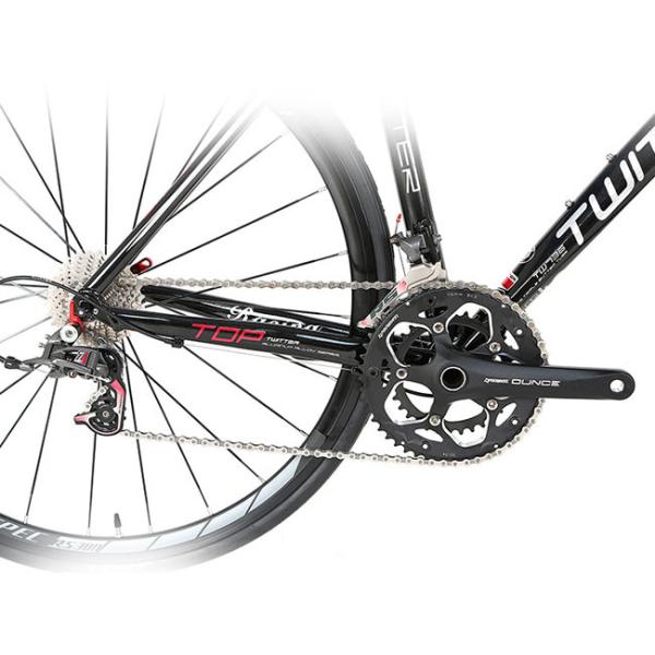 Кадр велосипеда 46cm дороги рамки алюминиевого сплава Twitter TW736 Pro с внутренним кабелем