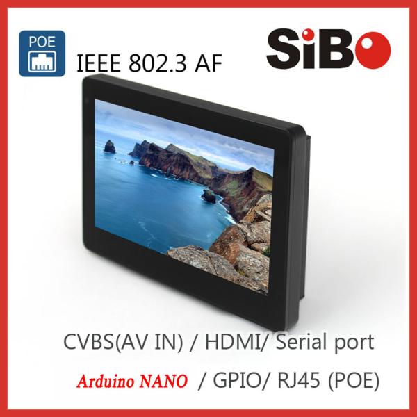 7 Android Wall Mount Industrial Panel pc w POE & Ethernet
