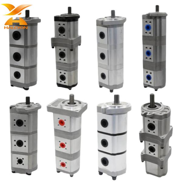 Excavator Double Bomba De Carga Hydraul Charge Pump High Pressure Hydraulic Gear Pump For Shimadzu Rexroth Kubota Kobelco