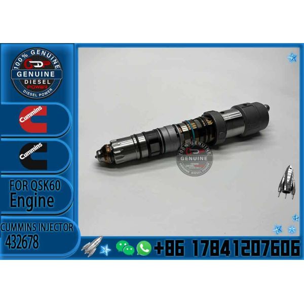 For  QSK60 Common Rail Fuel Injector Model 4326780 432678 & 4326781 for Efficient Diesel Performance