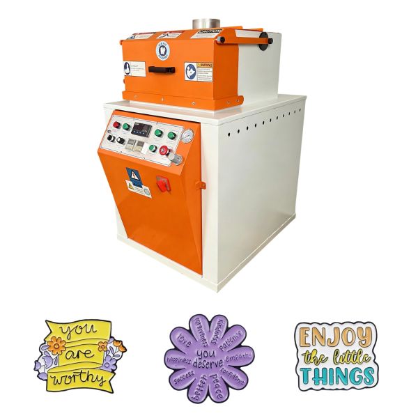 Semi-Automatic Centrifugal Casting Machine For Handiwork Zinc Alloy Badges Accessories Customized