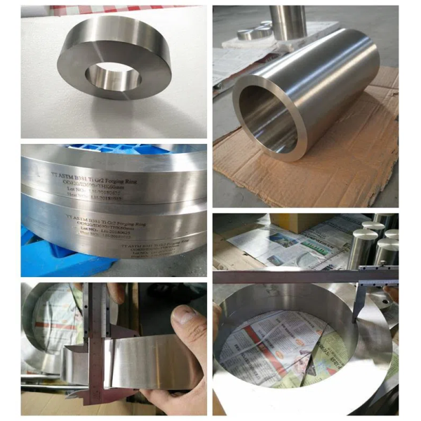 ASTM B381 Titanium Forging Ring For Chemical Industry