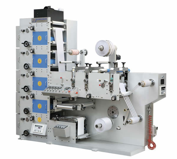 6 Colors Flexographic UV Label Printer With Ceramic Anilox Cylinder