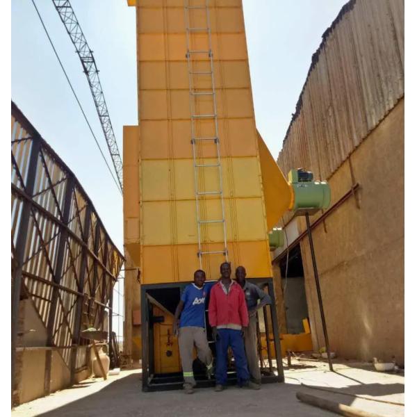 Husk Burner Grain Drying Equipment / Batch Type Agricultural Dryer Machine