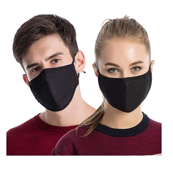 Travel Outdoor Cotton Face Mask Hospitals Food Processing Industry Use