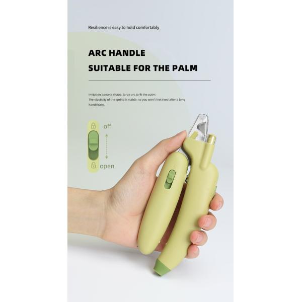 Clippers para uñas de mascotas de luz LED Professional Trimmer eléctrico para uñas de perro